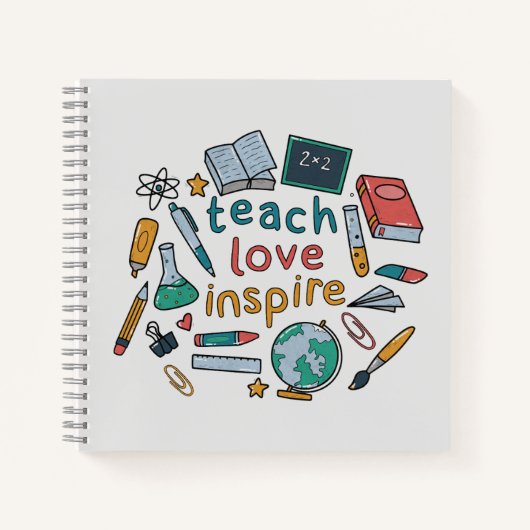 Teach Love Inspire Notitieboek (Voorkant)