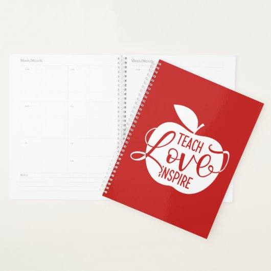 Teach Love Inspire Planner (Display)