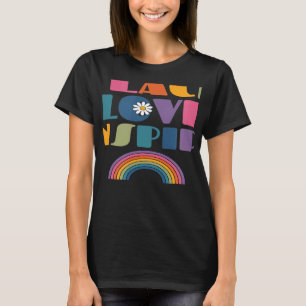 Teach Love Inspire Retro Terug naar school T-shirt