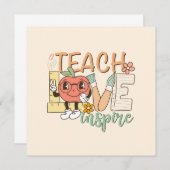 Teach Love Inspire – Schattigee schoolbenodigdhede (Voorkant / Achterkant)