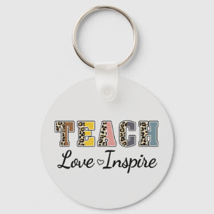 Teach, Love, Inspire Sleutelhanger