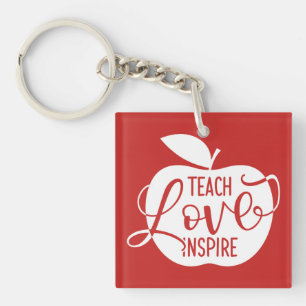 Teach Love Inspire Sleutelhanger