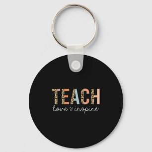 Teach Love Insre Leopard Terug naar school Schatti Sleutelhanger