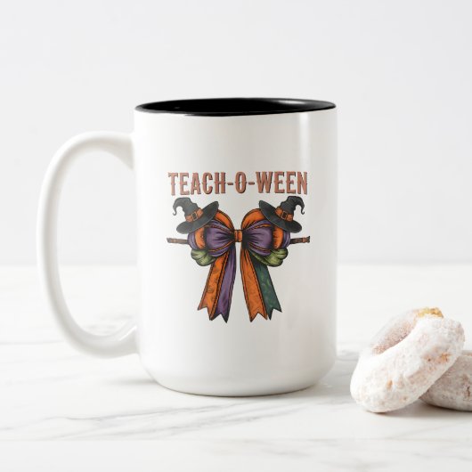 Teach-O-Ween Mok (Met donut)