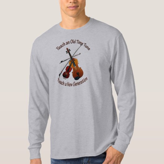 Teach Old Time Tune T - shirts (Voorkant)