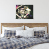 Teach-peace-beweging Canvas Afdruk (Insitu (Slaapkamer))