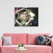 Teach-peace-beweging Canvas Afdruk (Insitu (Woonkamer))