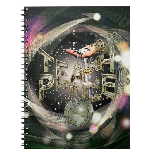 Teach-peace-beweging Notitieboek (Voorkant)