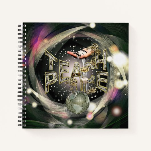 Teach-peace-beweging Notitieboek (Voorkant)
