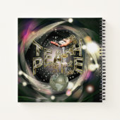 Teach-peace-beweging Notitieboek (Achterkant)