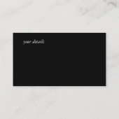 Teach-peace-beweging Visitekaartje (Achterkant)