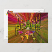 Teach Peace Briefkaart (Voorkant / Achterkant)