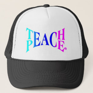 Teach Peace Good Vibes! Trucker Pet