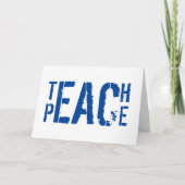 Teach Peace Kaart (Voorkant)
