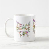 Teach Peace Koffiemok (Links)