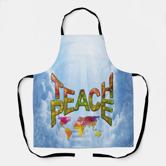 Teach Peace Schort (Voorkant)