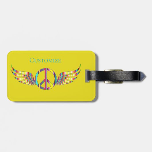 Teach Peace Thunder_Cove Bagagelabel (Achterkant horizontaal)