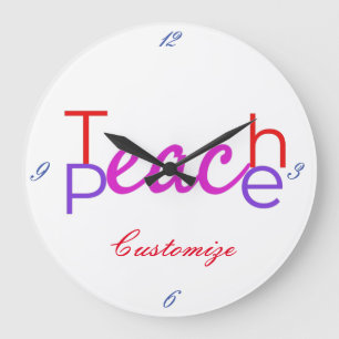 Teach Peace Thunder_Cove Grote Klok
