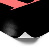 Teach Pray Love Christelijk leraar Perfect Poster (Hoek)