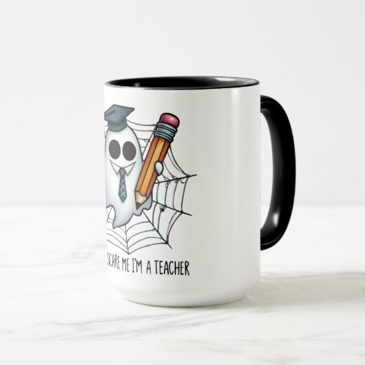 Teach & Terror - Ghosts maken geen kans Mok (Voorkant rechts)