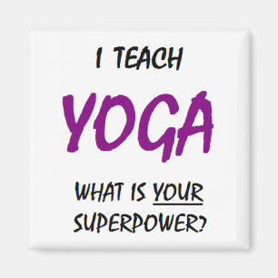 Teach yoga magneet