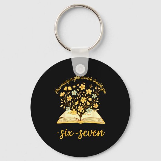 Teacher 67 How Many Nights A Week Should You Be Re Sleutelhanger (Voorkant)