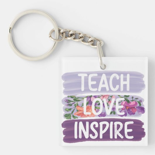 Teacher Acrylic Sleutelhanger (Voorkant)