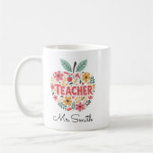 Teacher Apple Mug – Classic Red Apple (Gauche)