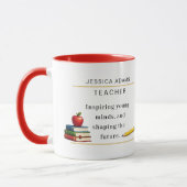 Teacher Appreciation Gift Coffee Mug (Gauche)