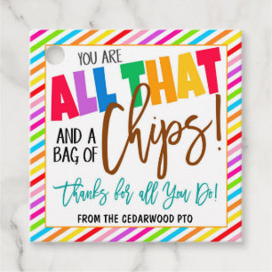 Teacher Appreciation Gift Label