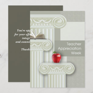 Teacher Appreciation Week Aangepaste Kaart