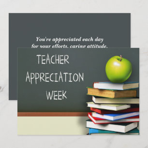 Teacher Appreciation Week Custom Bedankkaart