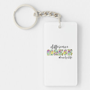 Teacher Art Difference Make Teacher Life Sleutelhanger