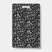 Teacher Back to School Composition  Badge (Achterkant)