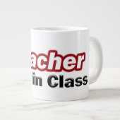 Teacher Best in Class Extra Grote Beker (Voorkant rechts)