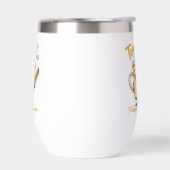 Teacher Carburant Funny Coffee Cup Design (Gauche)