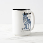 Teacher Ceramic Mug - Planting Seeds of Knowledge, (Devant droit)