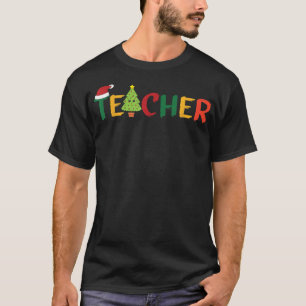 Teacher Christmas Cute XM'as Pajama T-shirt