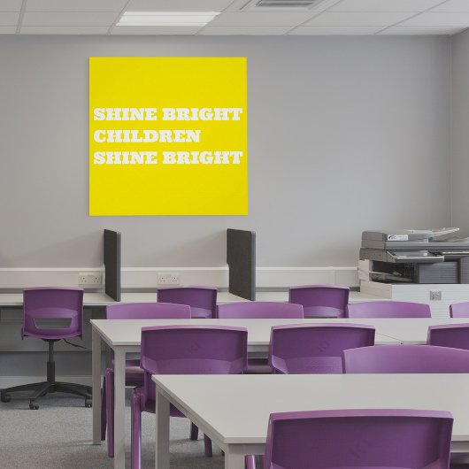 Teacher Classroom Positieve bevestiging Perfect Poster