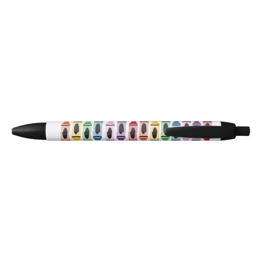 Teacher Cute Couleur Crayon Monogramme Vert Stylo (Dos)