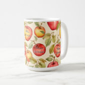 Teacher d'école personnalisée Pomme Mug (Devant droit)