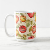 Teacher d'école personnalisée Pomme Mug (Gauche)