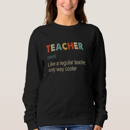 Teacher Definition   Teaching School Teacher   Trui (Voorkant)