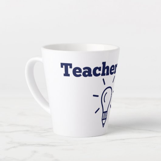 Teacher Fuel Mug Latte Mok (Linkerhoek)