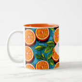 Teacher Fuel Orange – Personalized Two‑Tone Mug (Gauche)
