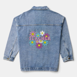Teacher, Gift for teacher, teacher appreciation  Denim Jacket