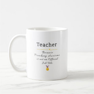 Teacher Gift - Funny Appreciation Mok voor de opvo