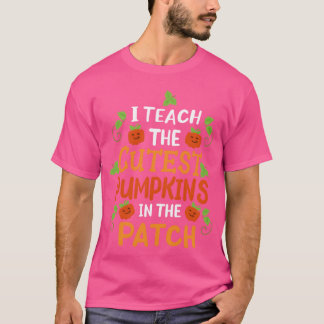 Teacher Halloween Pumpkin Halloween Costume funny T-shirt