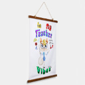 Teacher Hangend Wandkleed (Gebogen)