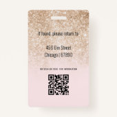 Teacher ID Kaart Badge (Achterkant)